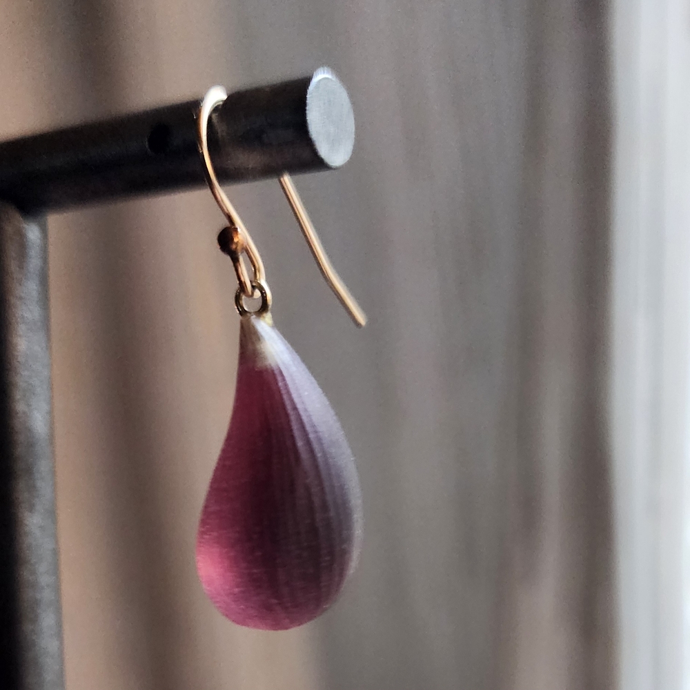 Alexis Bittar Pink Teardrop Earrings - Picture 4 of 5